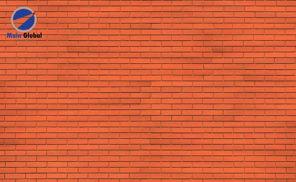 Image of Brick-Very Red Brick zero ghosting writable wall covering