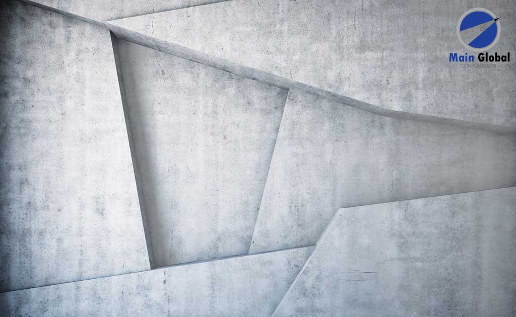 Image of Concrete Trapezoid zero ghosting writable wall covering