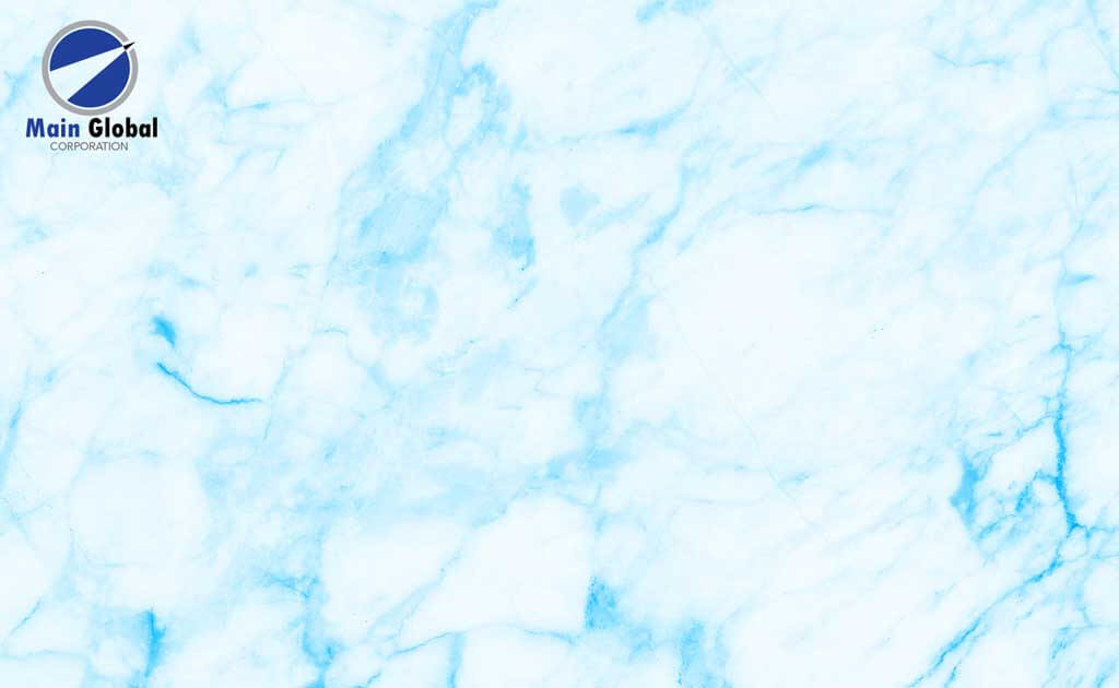 Image of Marble-zero ghosting writable ocean blue wall covering