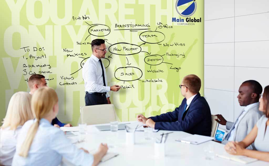 Image of Motivational design zero ghosting writable greatness wall covering