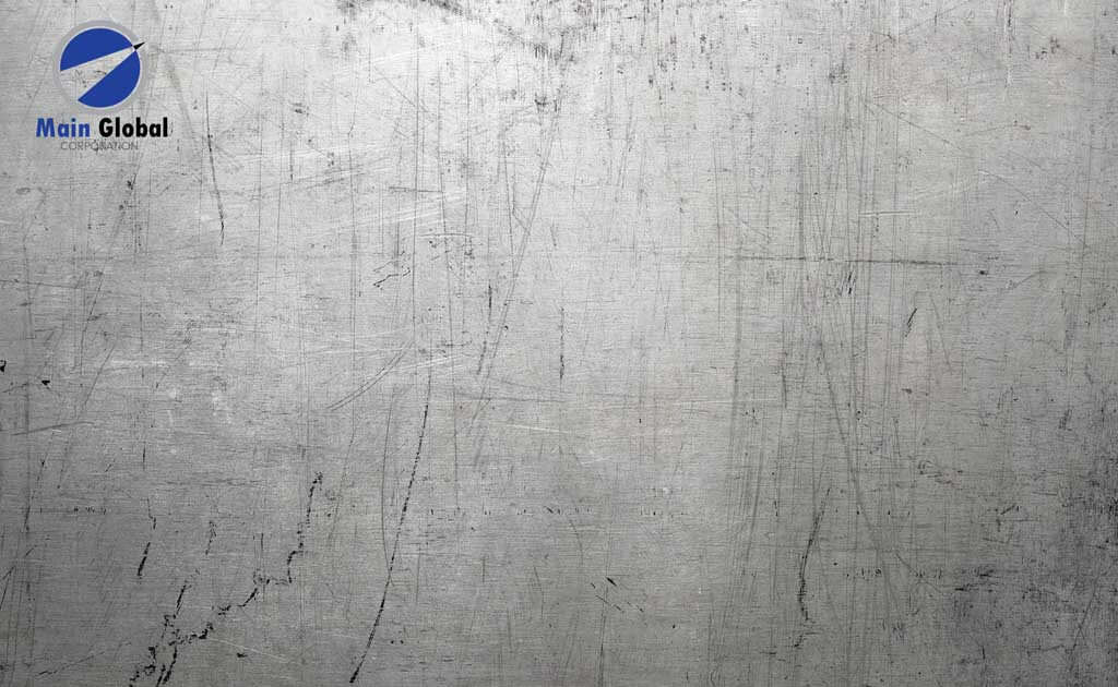 Image of Surfaces-DistressedMetal zero ghosting writable wall covering