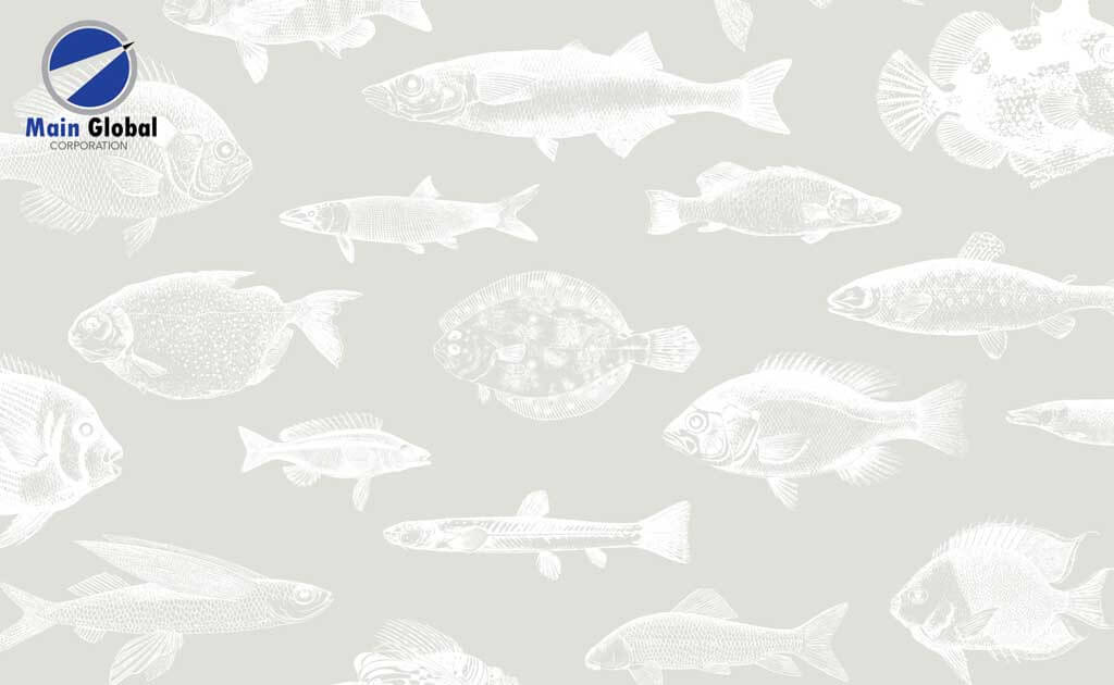 Image of Pattern theme design zero ghosting writable Victorian fish wall covering