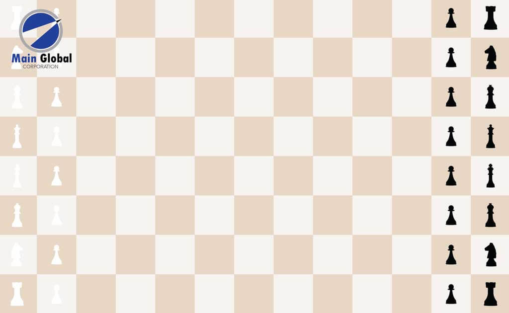 Image of Pattern theme design zero ghosting writable chess beige wall covering